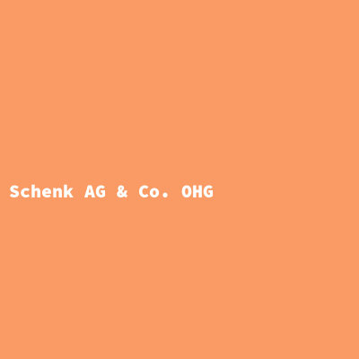 Schenk AG &amp; Co. OHG