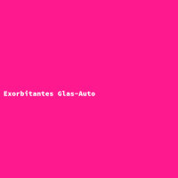 Exorbitantes Glas-Auto