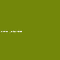 Guter Leder-Hut