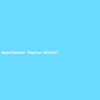 Rustikaler Papier-Bikini