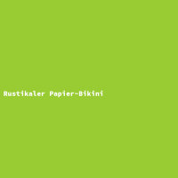 Rustikaler Papier-Bikini