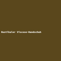 Rustikaler Viscose-Handschuh