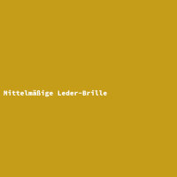 Mittelmäßige Leder-Brille