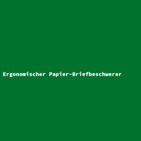 Ergonomischer Papier-Briefbeschwerer