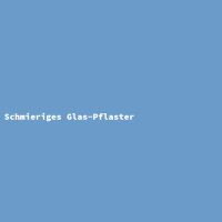 Schmieriges Glas-Pflaster