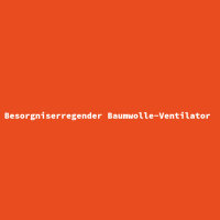 Besorgniserregender Baumwolle-Ventilator