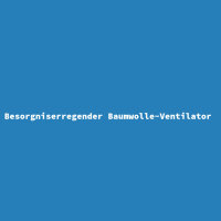 Besorgniserregender Baumwolle-Ventilator
