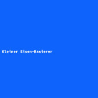 Kleiner Eisen-Rasierer