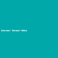 Enormer Marmor-Akku