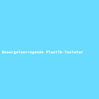 Besorgniserregende Plastik-Tastatur