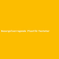 Besorgniserregende Plastik-Tastatur