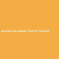 Besorgniserregende Plastik-Tastatur
