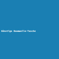Günstige Baumwolle-Tasche