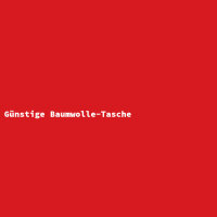 Günstige Baumwolle-Tasche